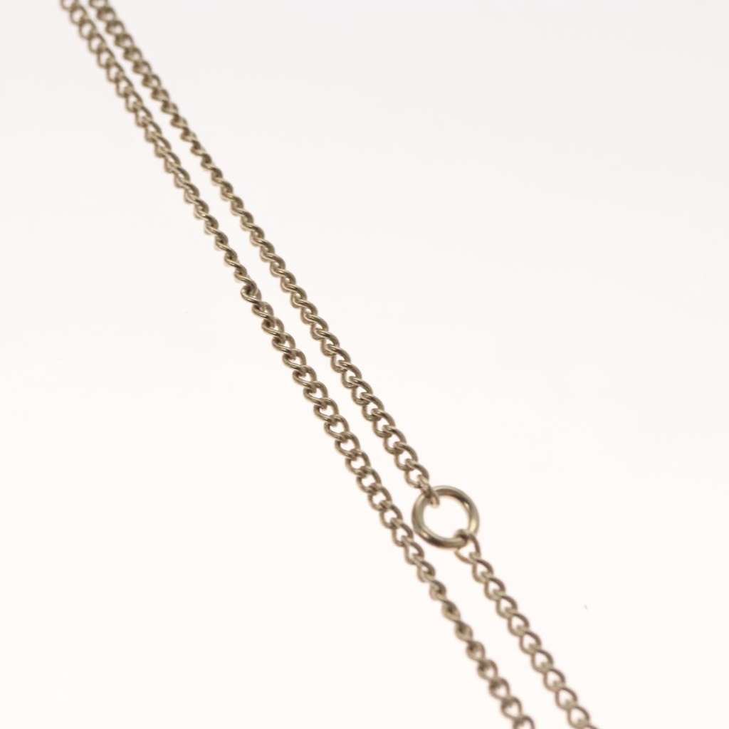 Chanel Coco Rider Pendant Necklace Silver Metal Good condition - Box View