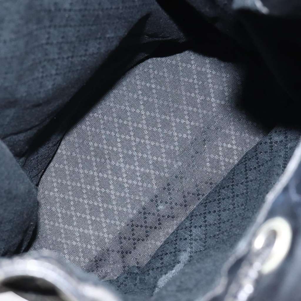 Gucci Vintage Bamboo Sling Backpack Black Good condition - Box View