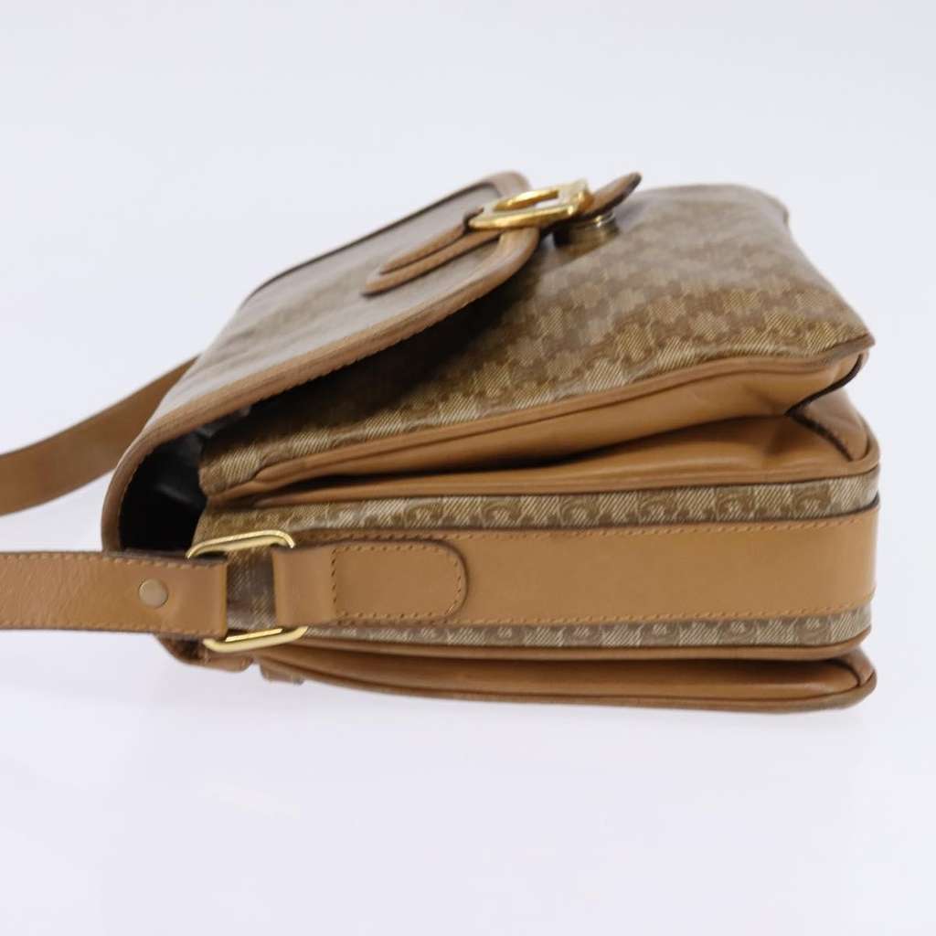Celine Macadam Shoulder Bag Beige Canvas Good condition - Inside View