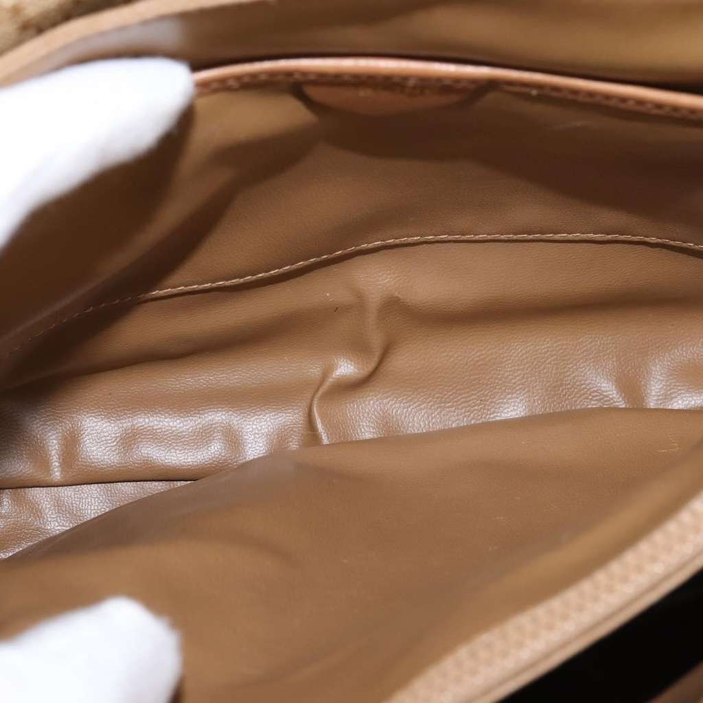 Celine Macadam Shoulder Bag Beige Canvas Good condition - Box View