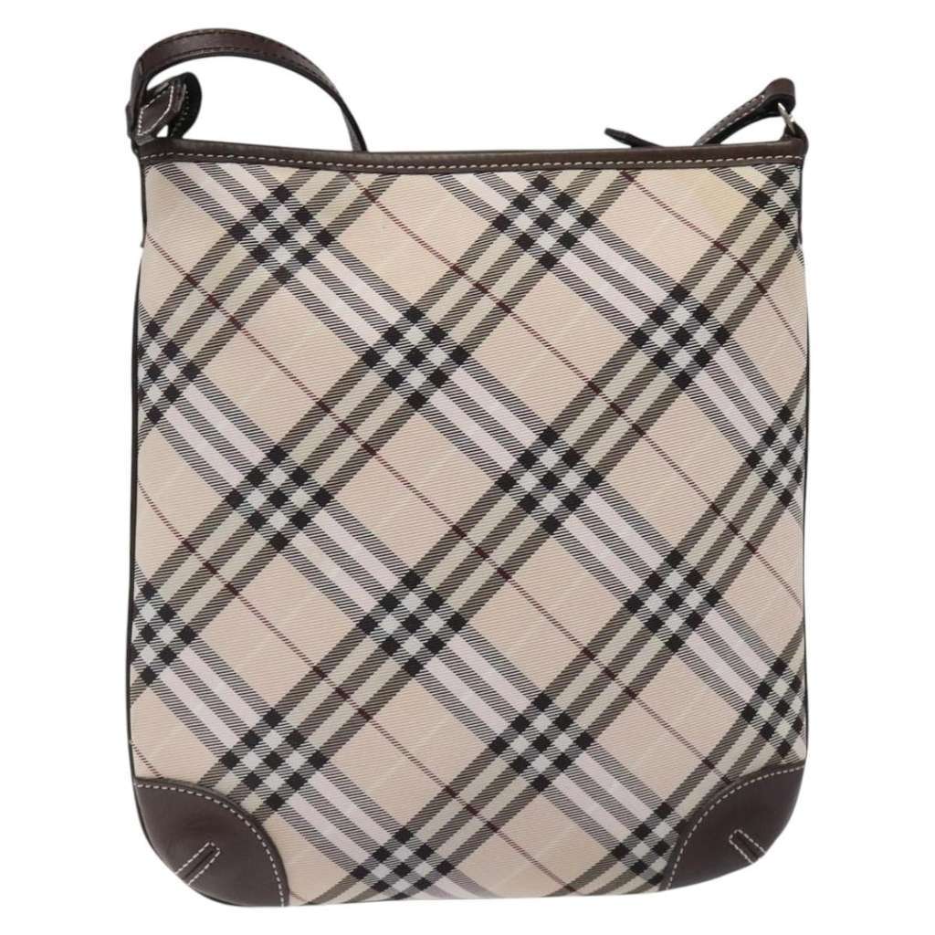 Burberry Blue Label shoulder bag Beige Canvas Good condition - Back View