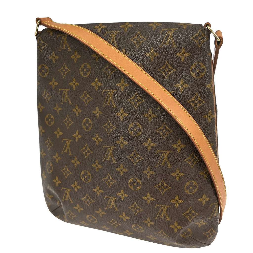 Louis Vuitton Musette Handbag Brown Canvas Good condition - Back View