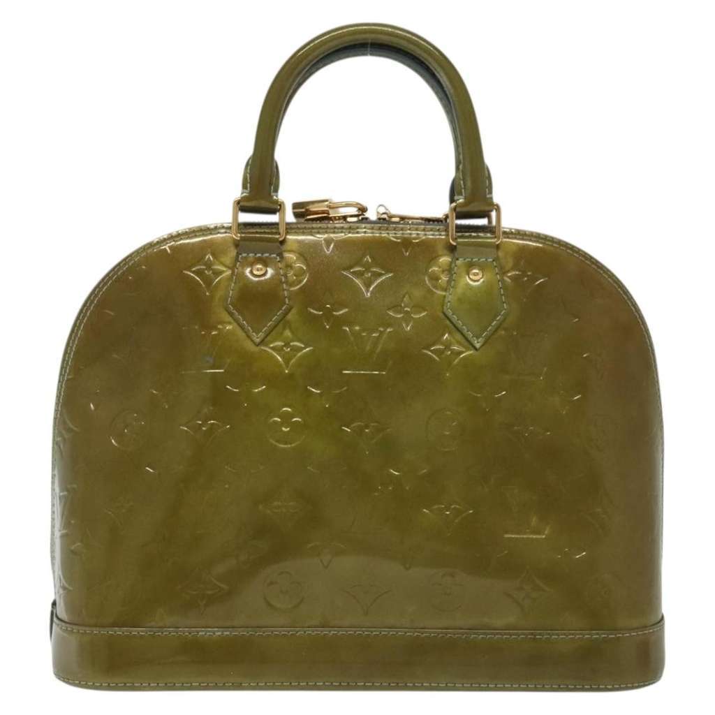 Louis Vuitton Alma Handbag Green Good condition - Back View