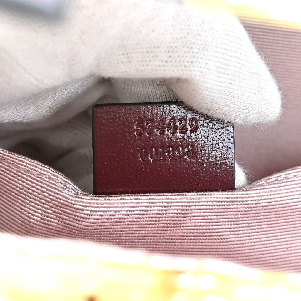 Gucci Sylvie 1969 Top Handle Bag Red Leather Good condition - Box View