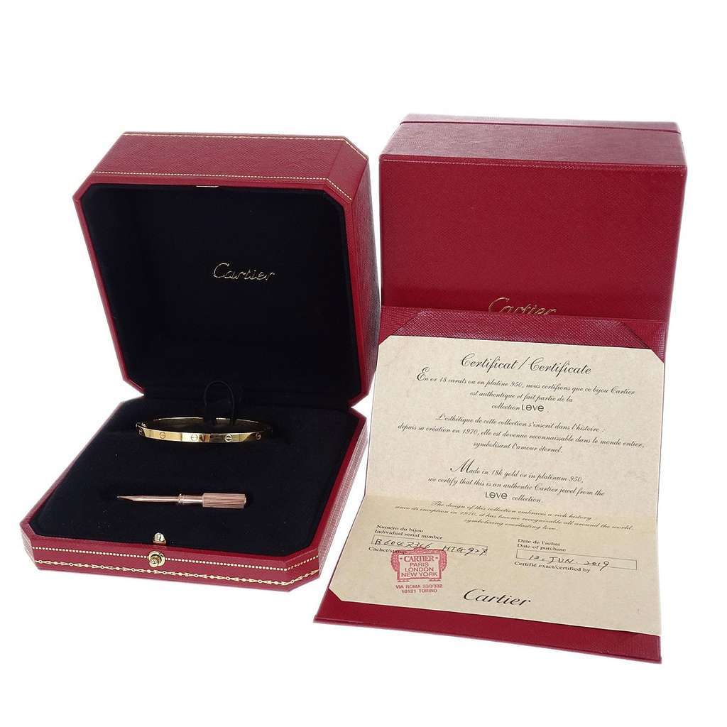 Cartier Love Bracelet Gold Good condition - Box View