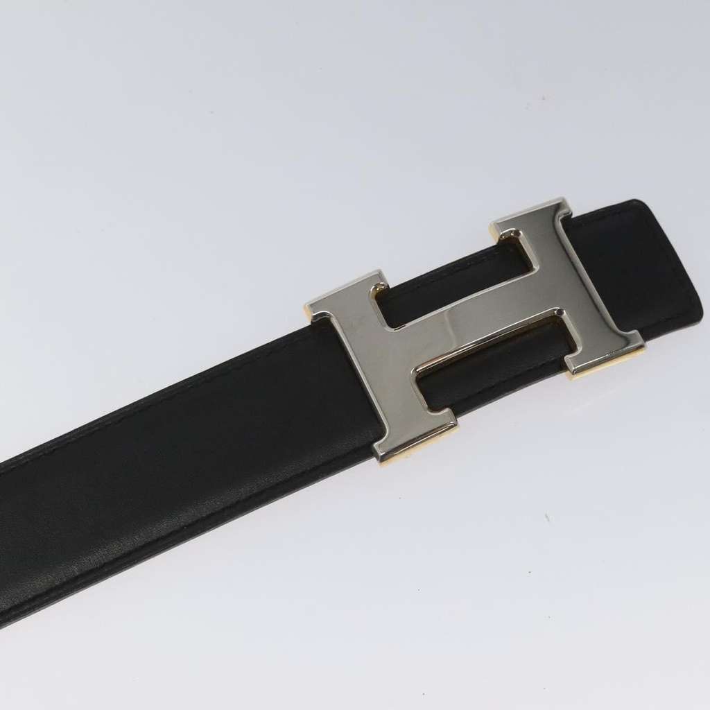Hermès Constance Belt Black Leather Good condition - Model View