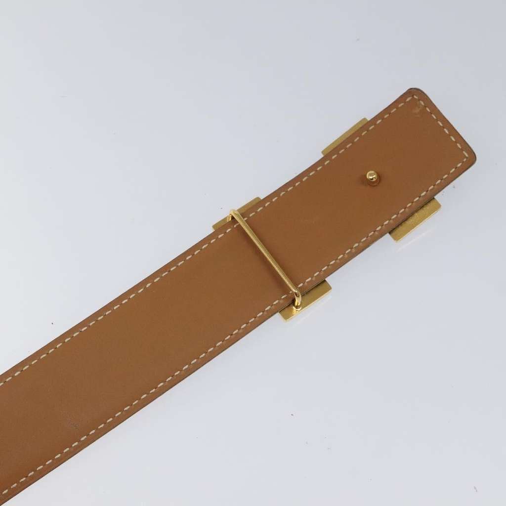 Hermès Constance Belt Black Leather Good condition - Box View