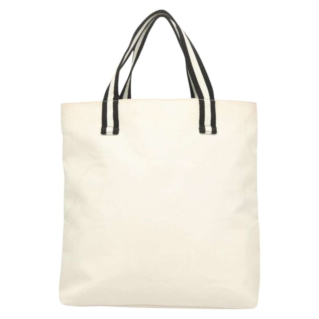 Gucci Tote Bag White Canvas Good condition - Back View