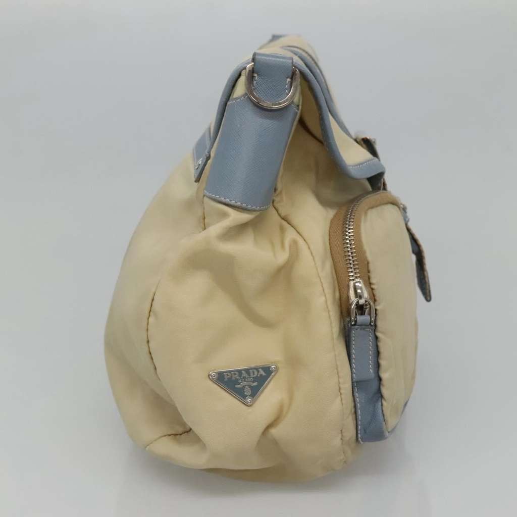 Prada Double Pocket Buckle Flap Bag Beige Good condition - Inside View
