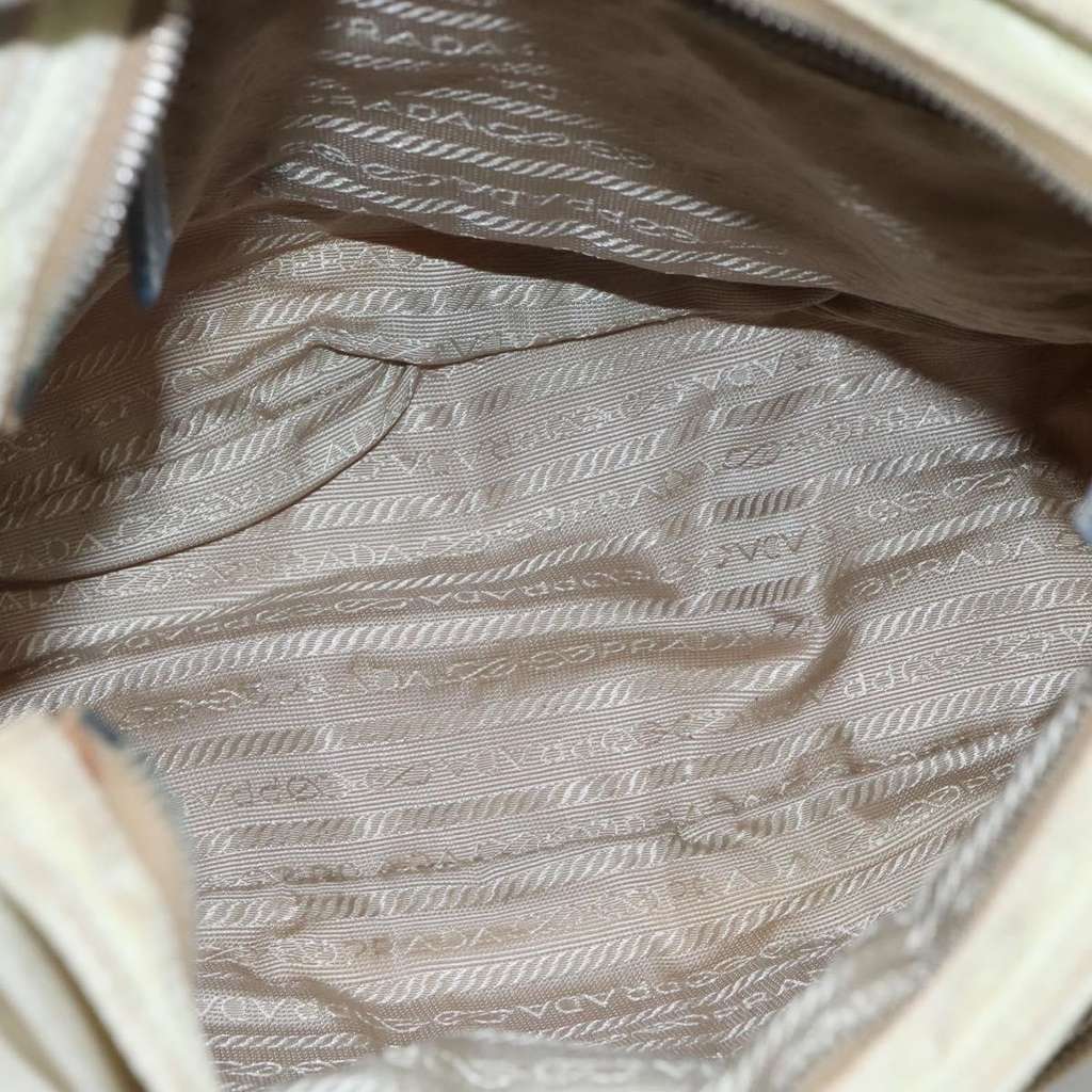 Prada Double Pocket Buckle Flap Bag Beige Good condition - Box View