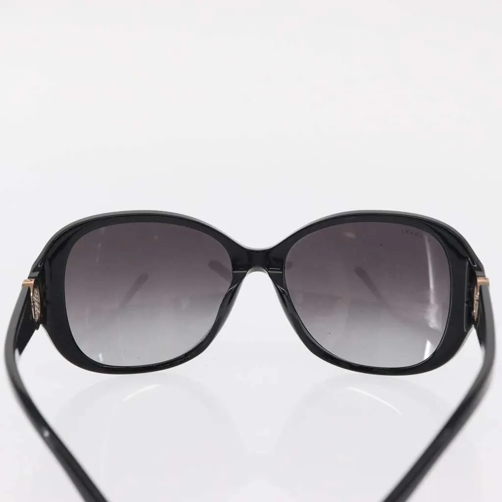 Bvlgari Sunglasses Black Plastic Good - Back View