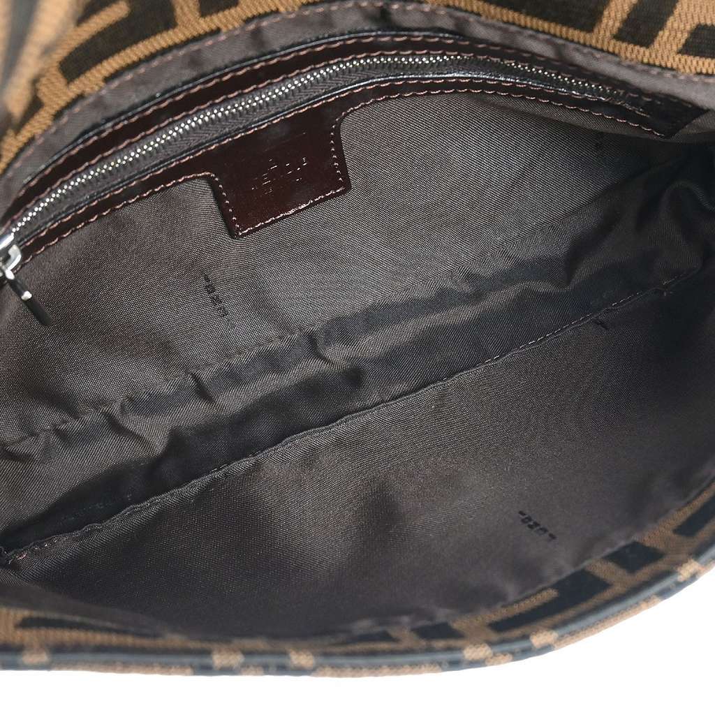 Fendi Baguette Bag Brown Canvas Good condition - Inside View