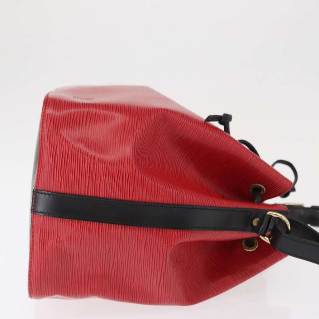 Louis Vuitton Bicolor Petit Noe Handbag Red Leather Good condition - Inside View