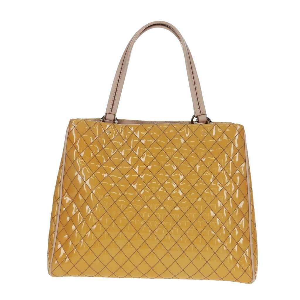 Salvatore Ferragamo Vala Handbag Yellow Good condition - Back View