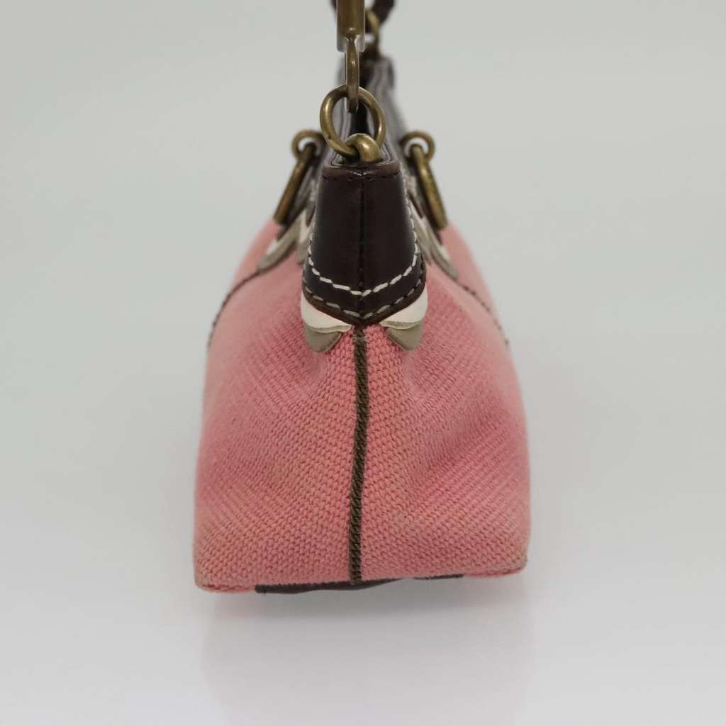 Bottega Veneta Vintage Shoulder Bag Pink Canvas Good condition - Model View