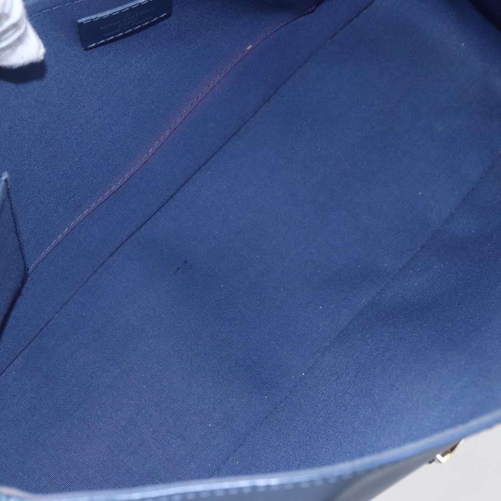 Louis Vuitton Segur Handbag Blue Leather Good condition - Box View