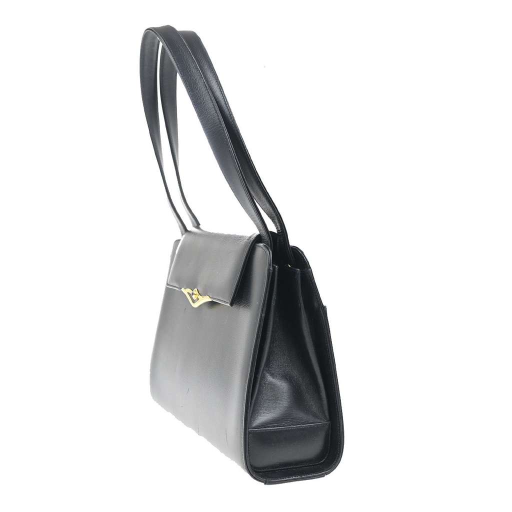 Cartier Vintage Shoulder Bag Navy Leather Good condition - Inside View