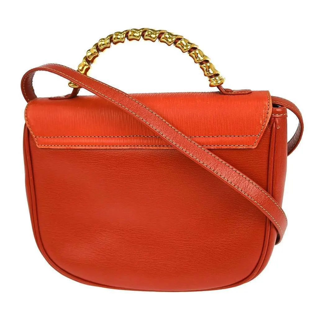 Loewe Velazquez shoulderbag Red Leather Good - Back View
