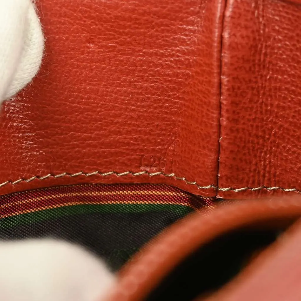 Loewe Velazquez shoulderbag Red Leather Good - Model View