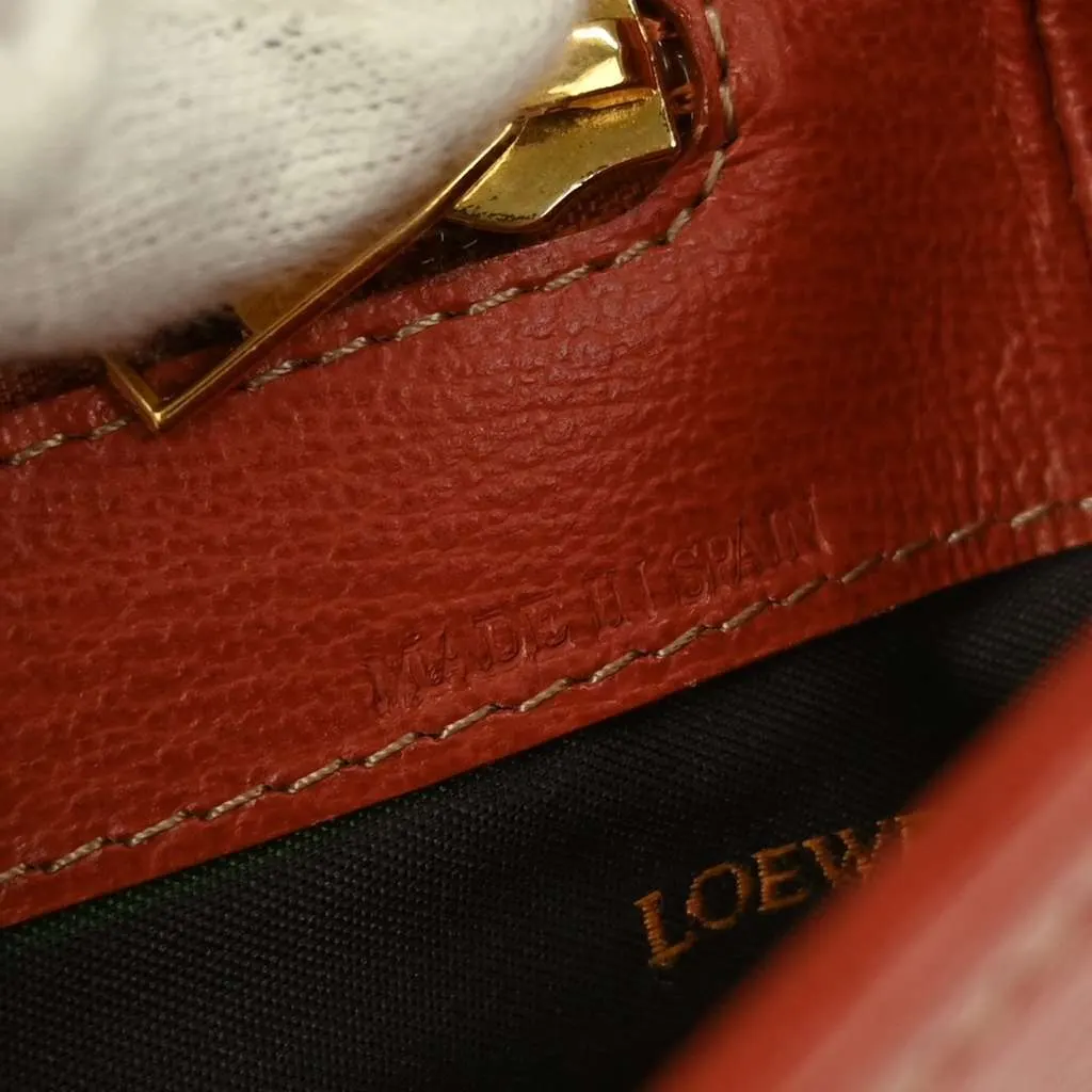 Loewe Velazquez shoulderbag Red Leather Good - Box View