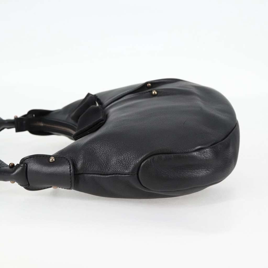 Salvatore Ferragamo Vala Shoulder Bag Black Leather Good condition - Inside View