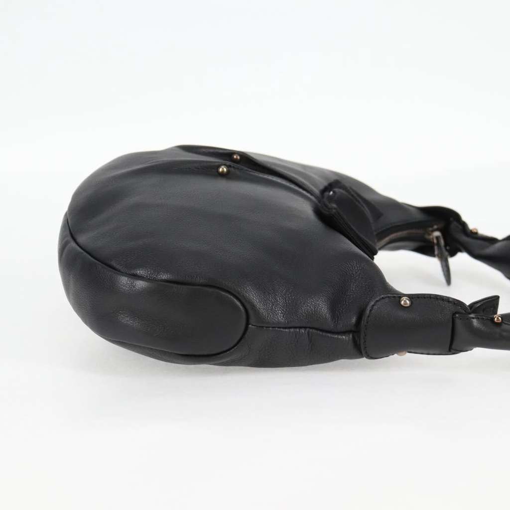 Salvatore Ferragamo Vala Shoulder Bag Black Leather Good condition - Model View