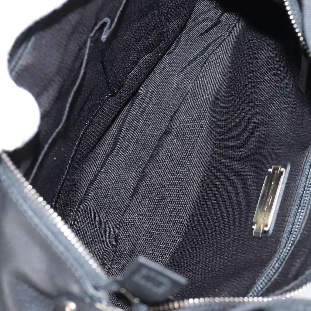 Salvatore Ferragamo Vala Shoulder Bag Black Leather Good condition - Box View