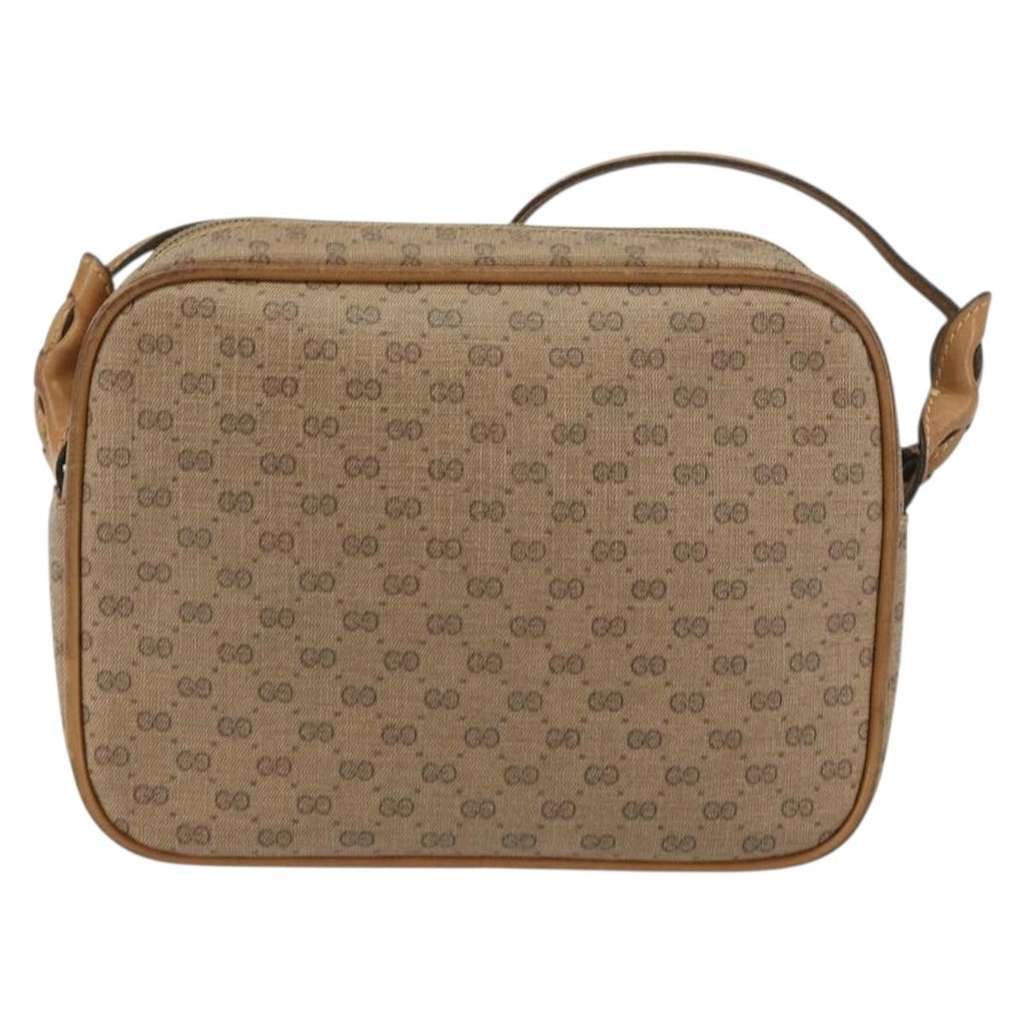 Gucci Micro GG supreme shoulder bag Beige Good condition - Back View