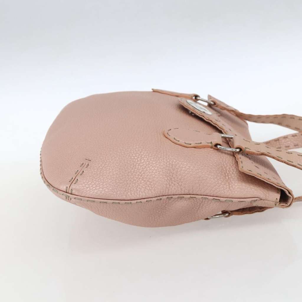 Fendi Selleria Tote Pink Leather Good condition - Model View
