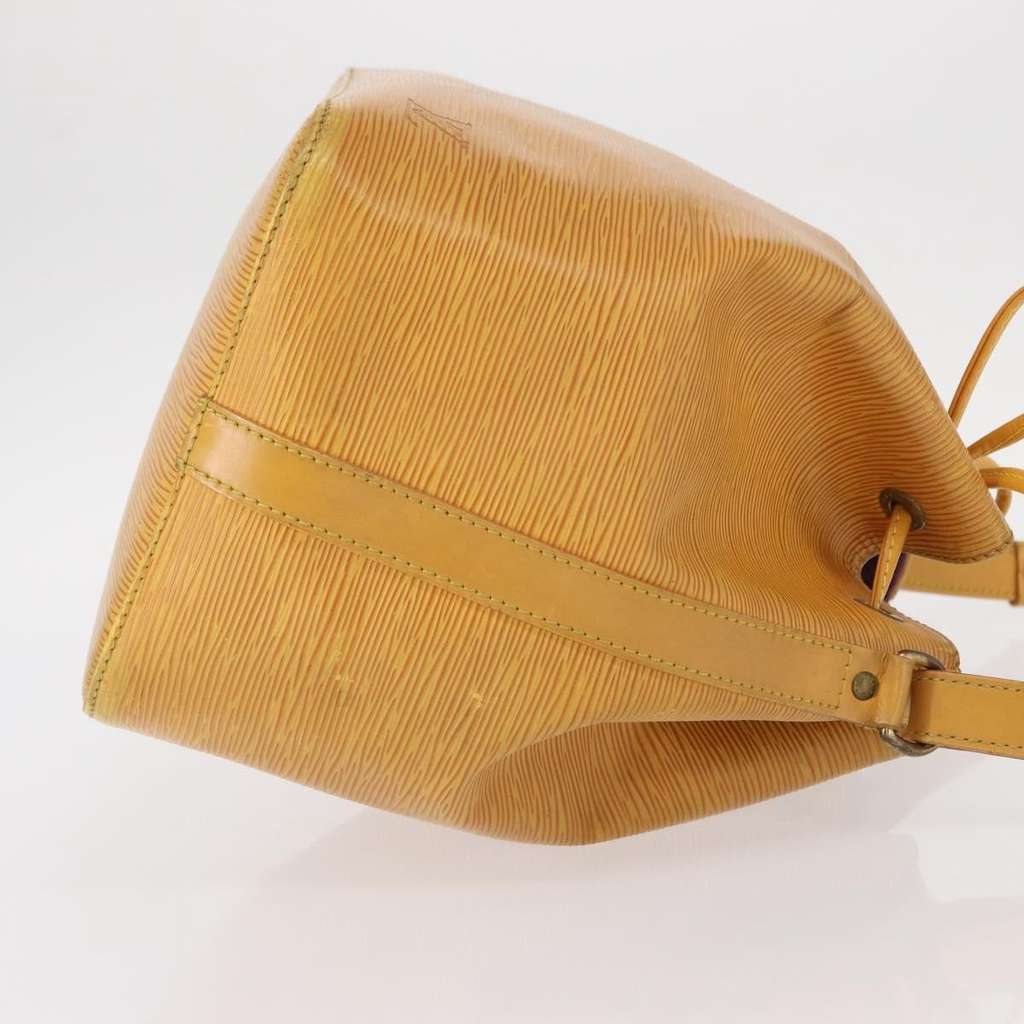 Louis Vuitton Petit Noe Handbag Yellow Leather Good condition - Inside View