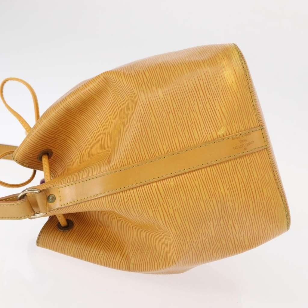 Louis Vuitton Petit Noe Handbag Yellow Leather Good condition - Model View
