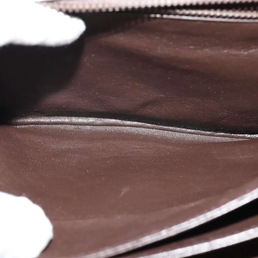 Bally Vintage Shoulder Bag Brown Leather Good condition - Box View