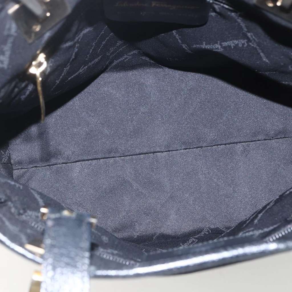 Salvatore Ferragamo Vintage Tote bag Black Good condition - Box View