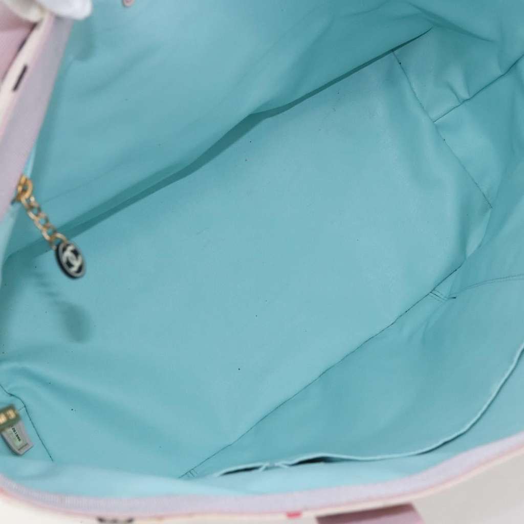 Chanel Vintage Tote Pink Canvas Fair condition - Box View