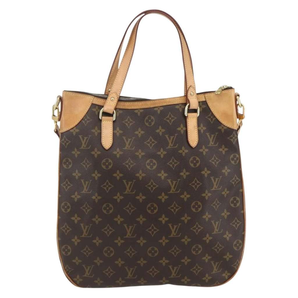 Louis Vuitton Odeon Handbag Brown Canvas Good condition - Back View