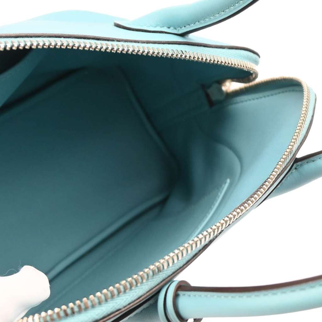 Hermès Bolide Secret Bag Blue Leather Good condition - Model View