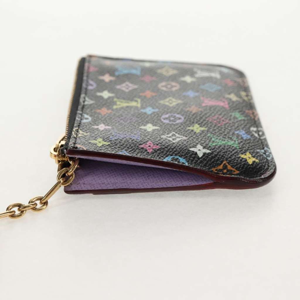 Louis Vuitton Pochette clés NM Black Canvas Good condition - Inside View