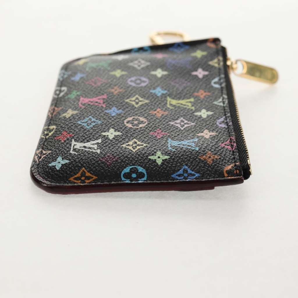 Louis Vuitton Pochette clés NM Black Canvas Good condition - Model View