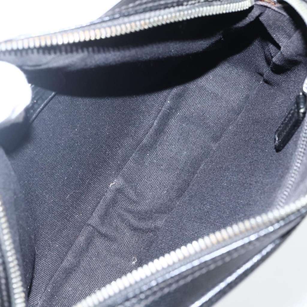 Salvatore Ferragamo Vintage clutch Bag Black Leather Good condition - Box View