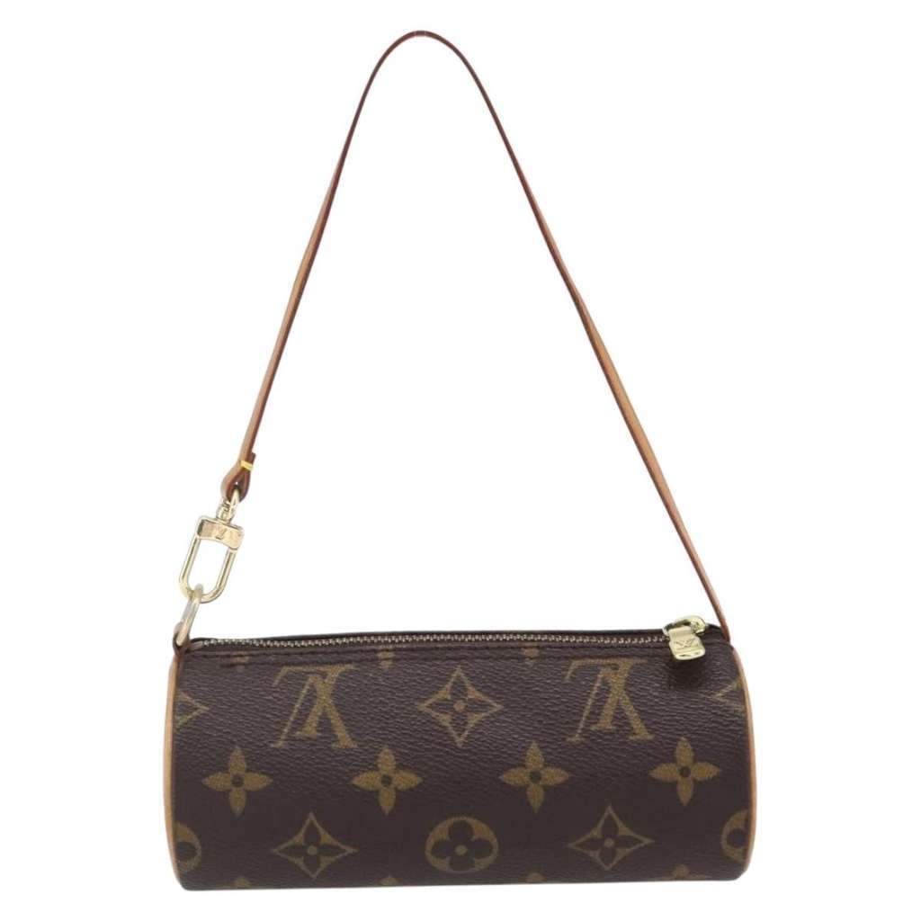 Louis Vuitton Papillon Pochette Brown Canvas Good condition - Back View