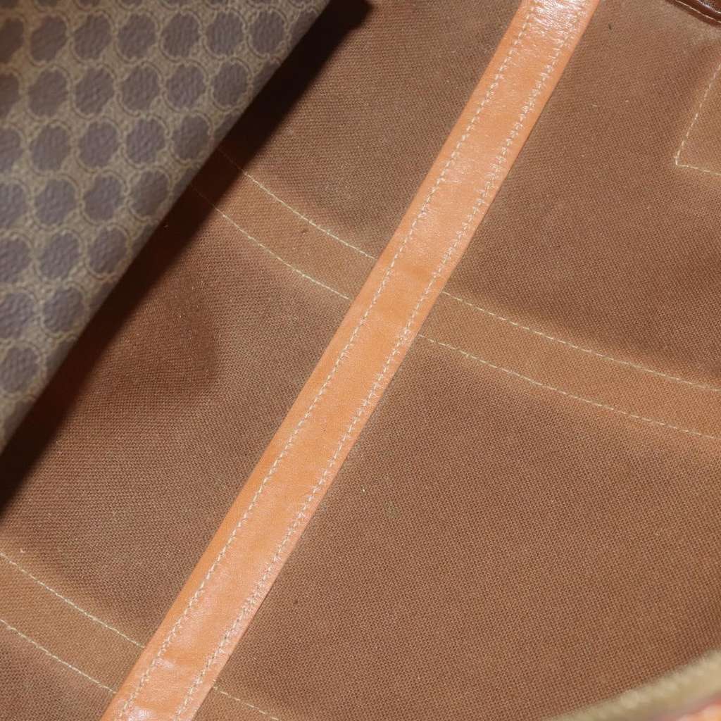 Celine Vintage Macadam Boston bag Brown Canvas Good condition - Box View