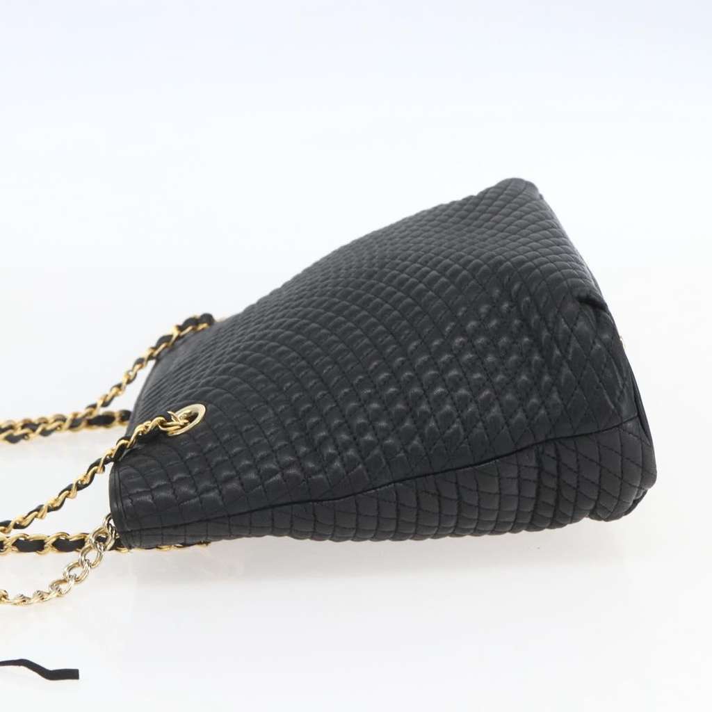 Bally Vintage Tote Bag Black Leather Fair condition - Inside View