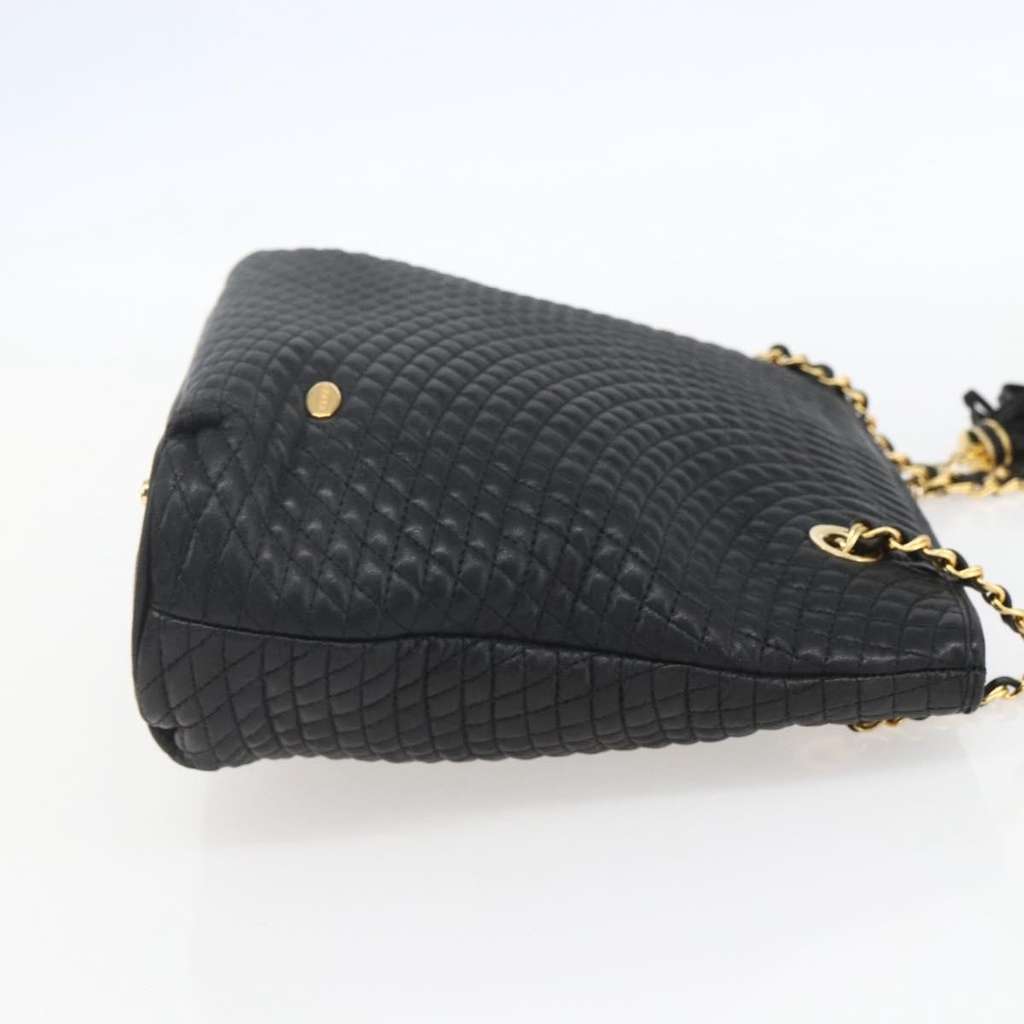 Bally Vintage Tote Bag Black Leather Fair condition - Model View