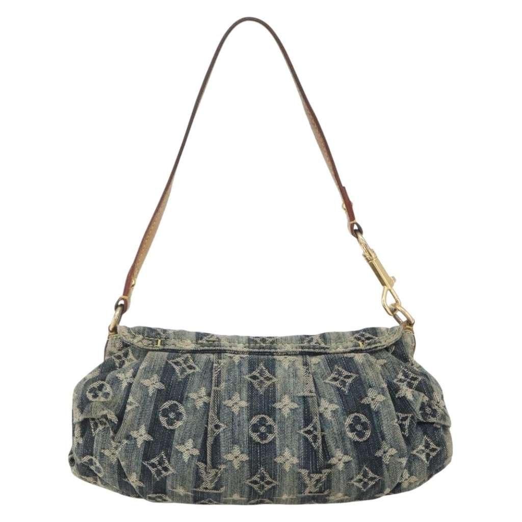 Louis Vuitton Pleaty Raye Handbag Blue Good condition - Back View