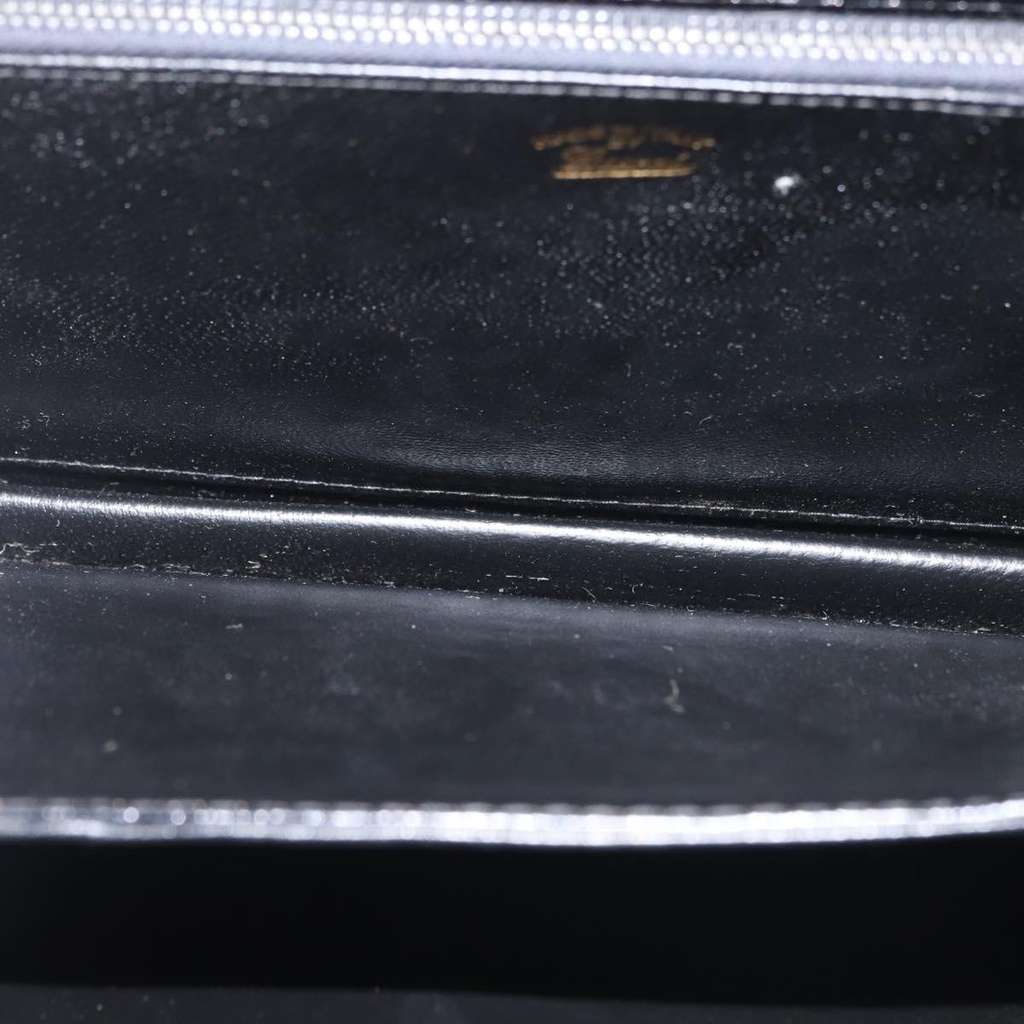 Gucci 1973 Flap Top Handle Bag Black Leather Good condition - Box View