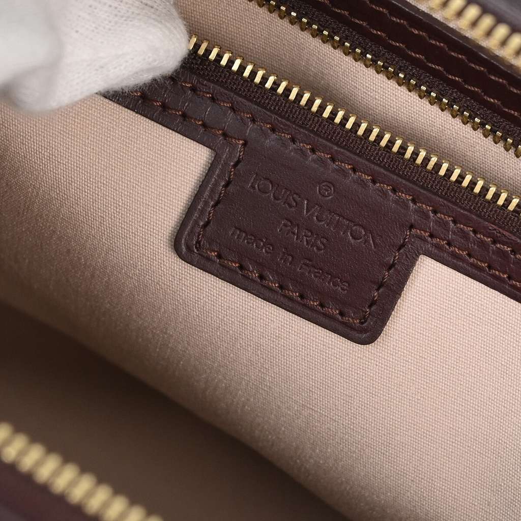 Louis Vuitton Josephine Handbag Burgundy Canvas Good condition - Box View