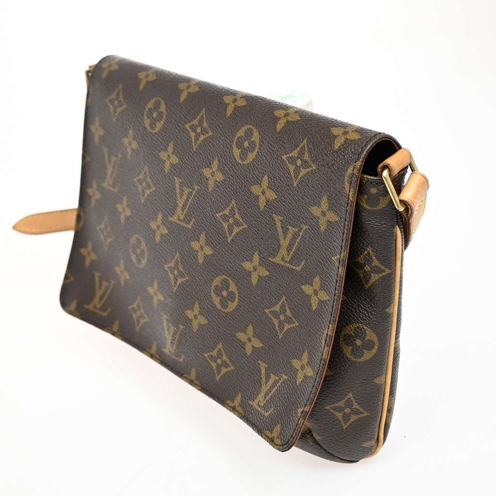 Louis Vuitton Musette Tango Handbag Brown Canvas Good condition - Inside View