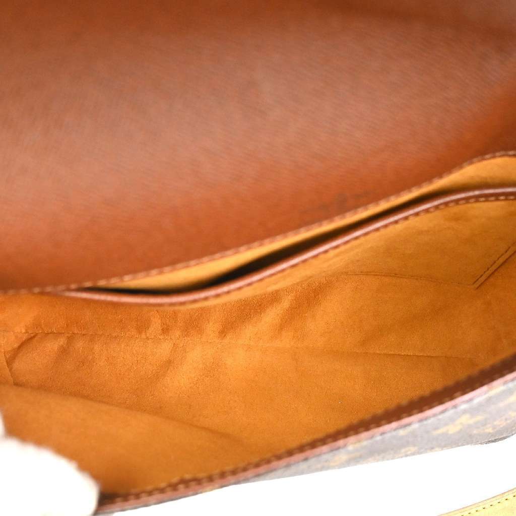 Louis Vuitton Musette Tango Handbag Brown Canvas Good condition - Box View