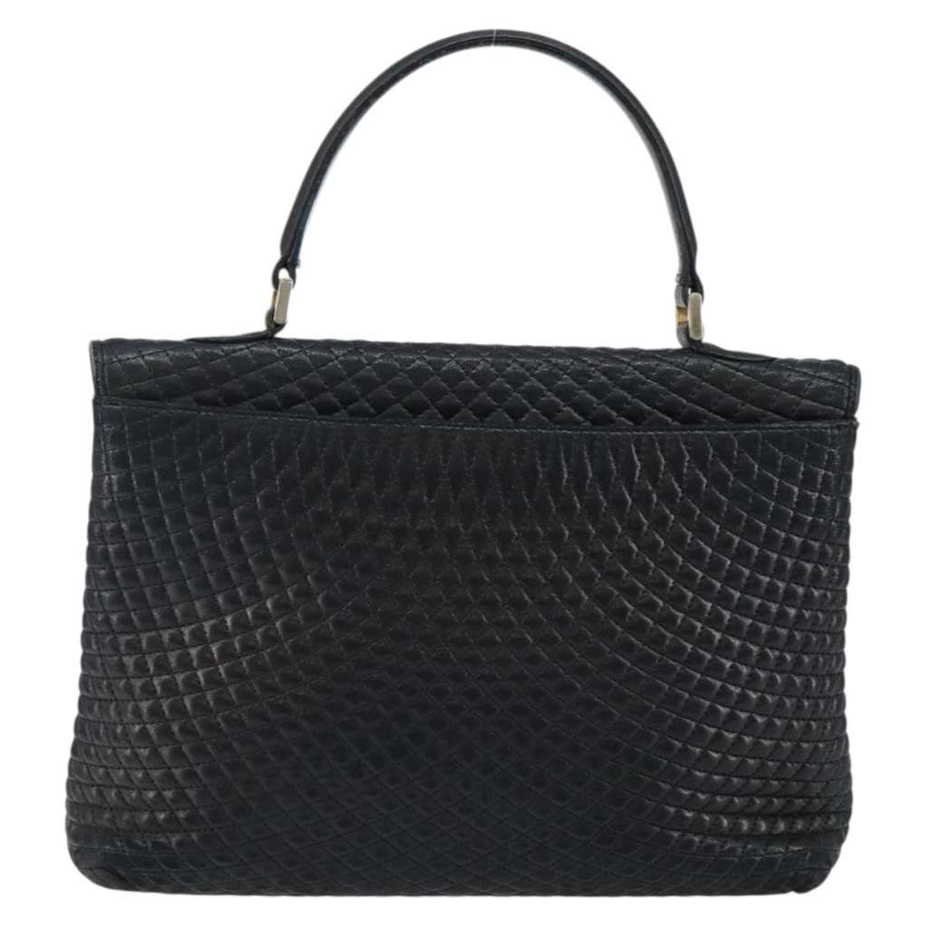 Bally Vintage Handbag Black Leather Good condition - Back View