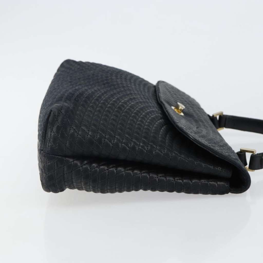 Bally Vintage Handbag Black Leather Good condition - Inside View